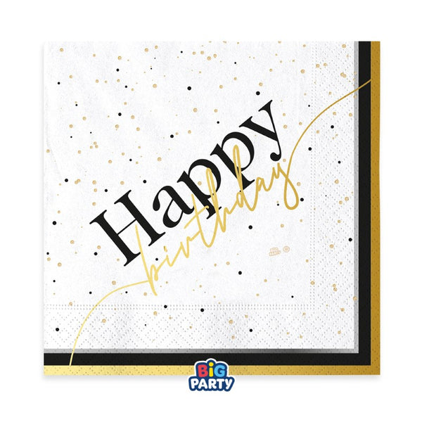 Napkins Happy Birthday Prestige