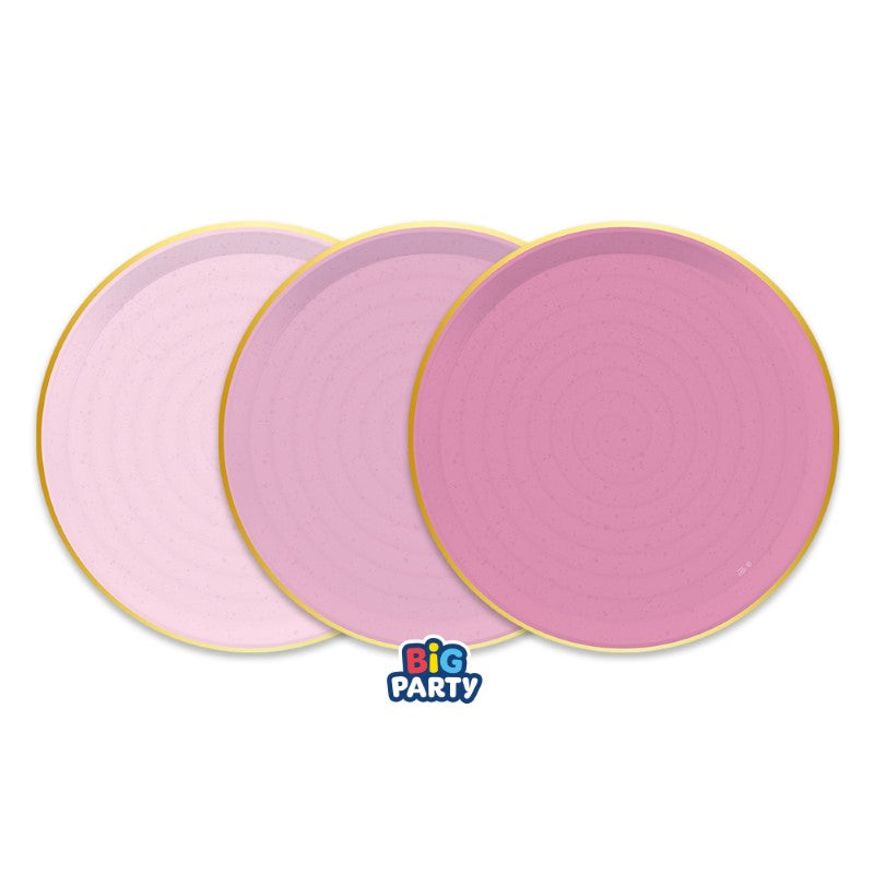 Mix Plates cm.24 Rustic Peony