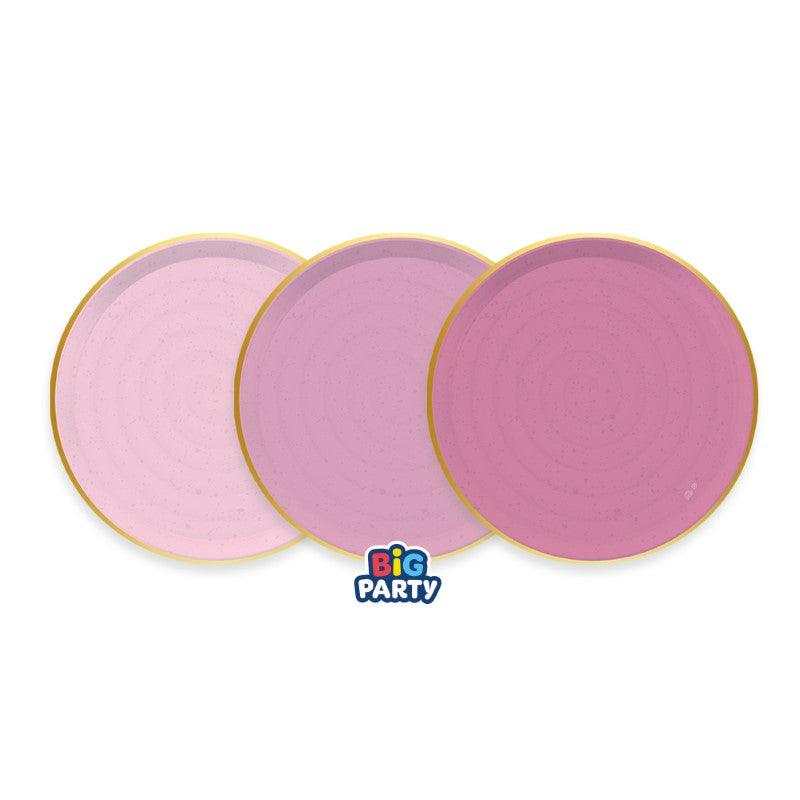 Mix Plates cm.18 Rustic Peony