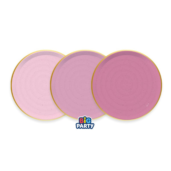 Mix Plates cm.18 Rustic Peony