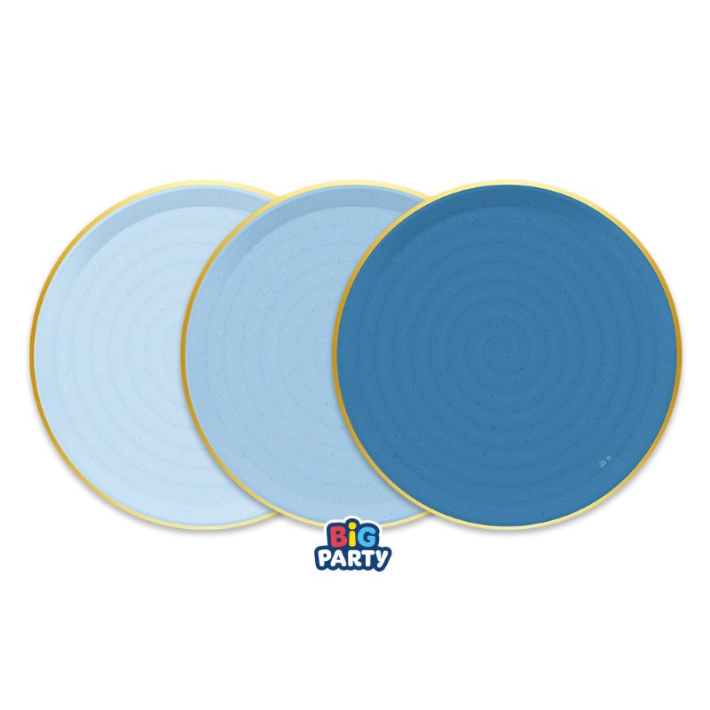 Mix Plates 24cm Rustic Ocean