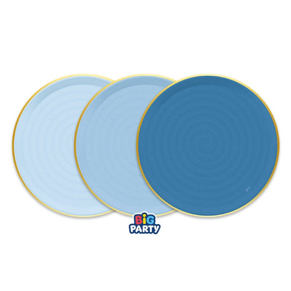 Mix Plates 24cm Rustic Ocean
