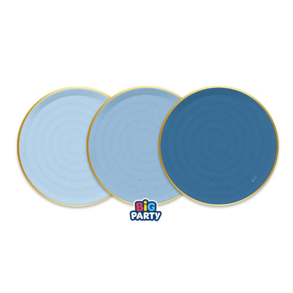Mix Plates 18cm Rustic Ocean
