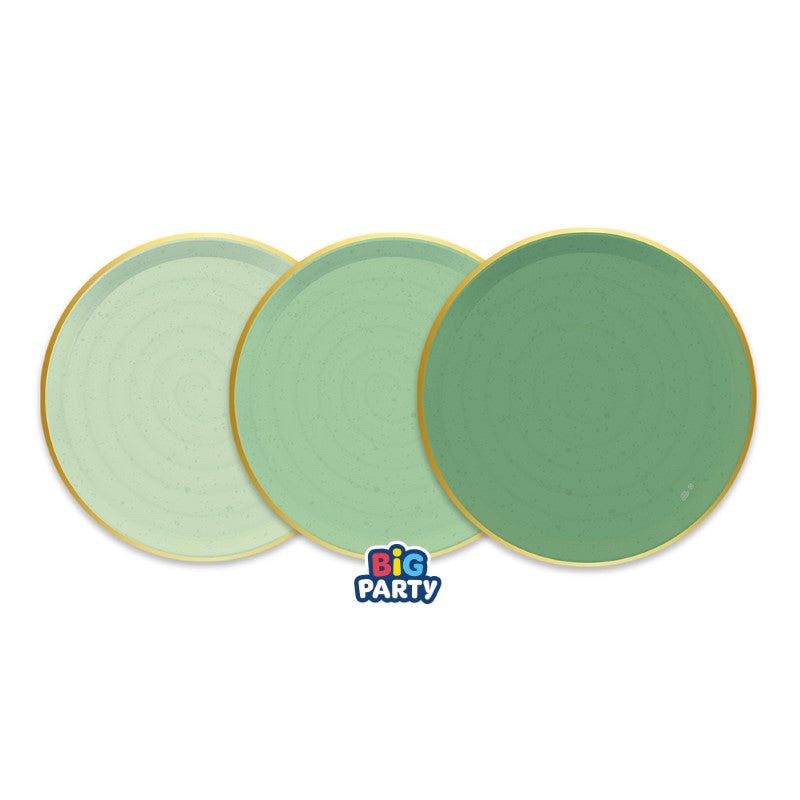 Mix Plates 18cm Rustic Botanic