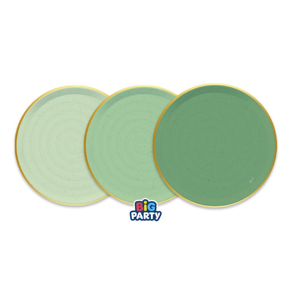 Mix Plates 18cm Rustic Botanic