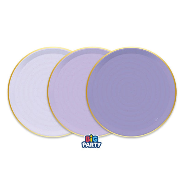 Mix Plates cm.24 Rustic Amethyst