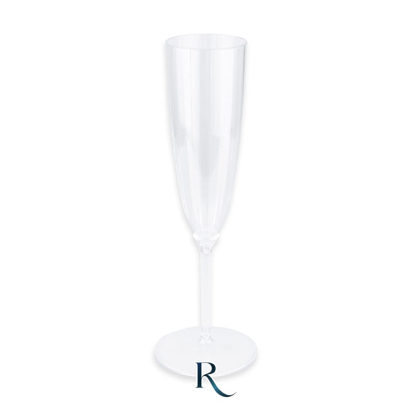 Reusable Flutes Ribbed Crystal