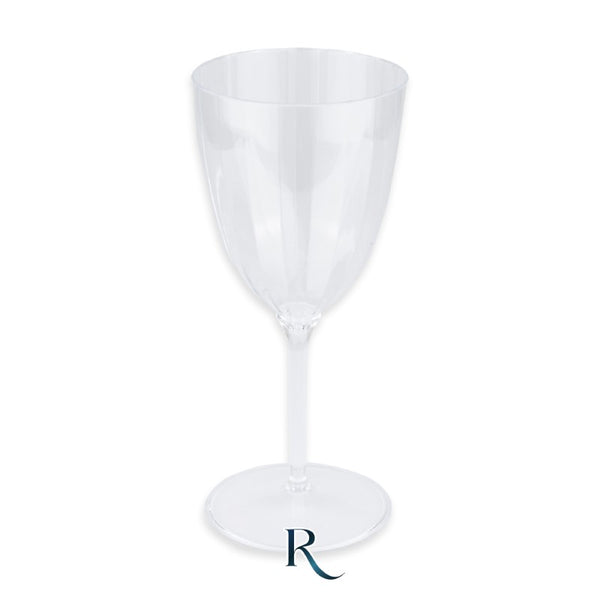Reusable Glasses Ribbed Crystal