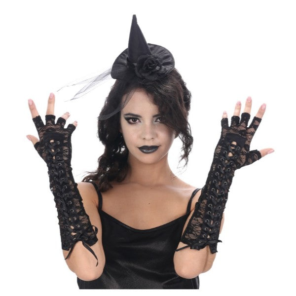 BLACK LACE GLOVE