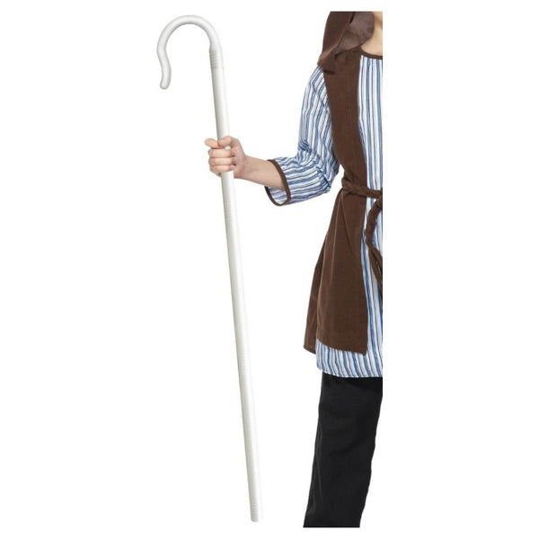 Shepherds Extendable Staff, White