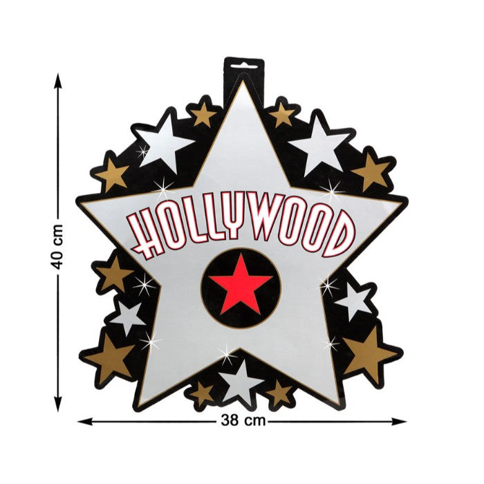 Hollywood Silve Star Decoration