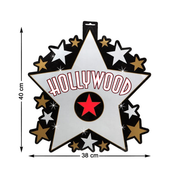 Hollywood Silve Star Decoration