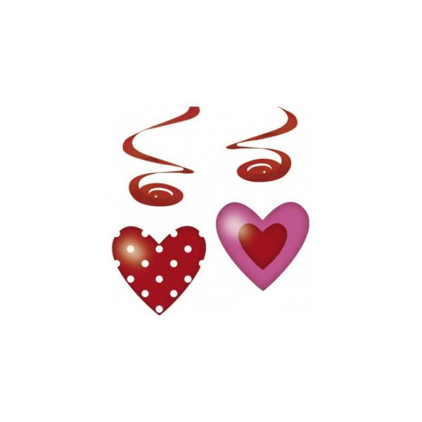 Hearts Spiral Decoration