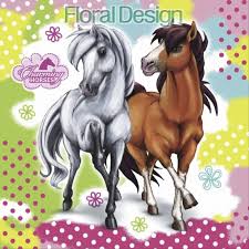 Horses napkins big