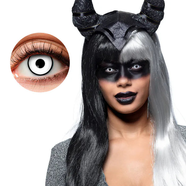 Pair week lenses White demon