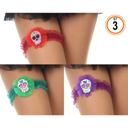 HALLOWEEN GARTERS 3 ASS.