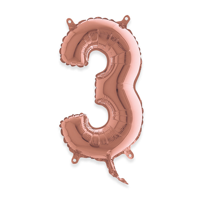 Foil balloon 14 inch - 3 - Rose gold