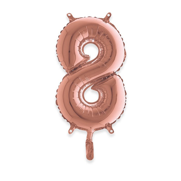 Pall. Mylar Numero 8  Rose Gold