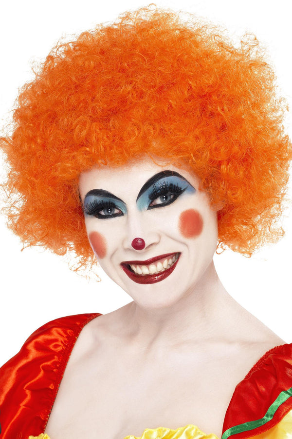 Crazy Clown Wig, Orange