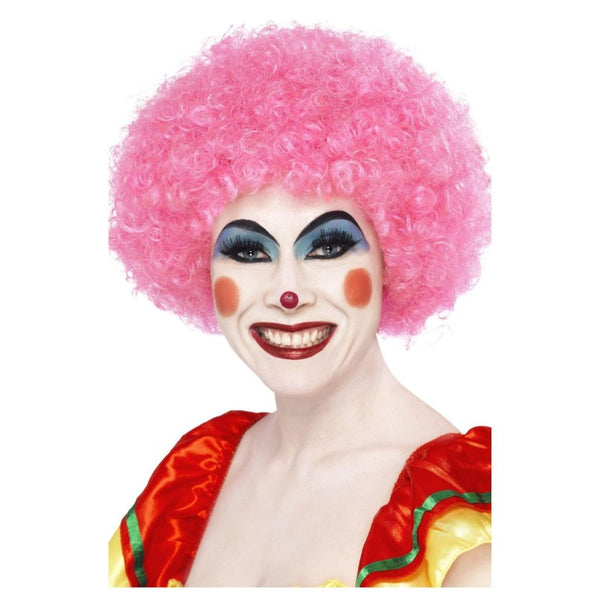 Crazy Clown Wig, Pink