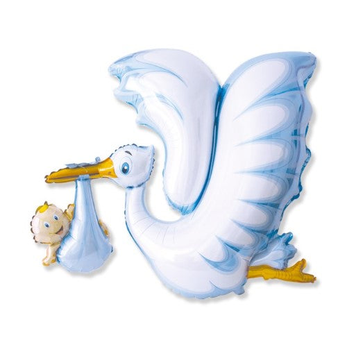 Foil balloon Forma  Stork Celeste