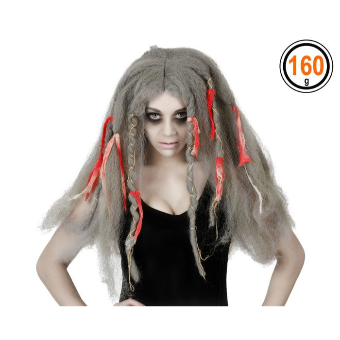 HALLOWEEN WIG GREY