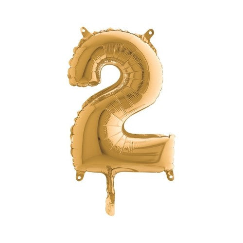 Foil balloon 14inch - 2 - Gold