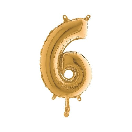 Foil balloon 14inch - 6 - Gold