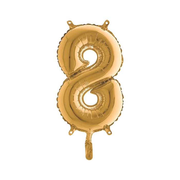 Foil balloon 14inch - 8 - Gold