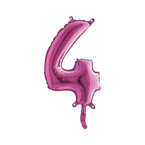 Foil balloon 14inch - 4 - Fuchsia