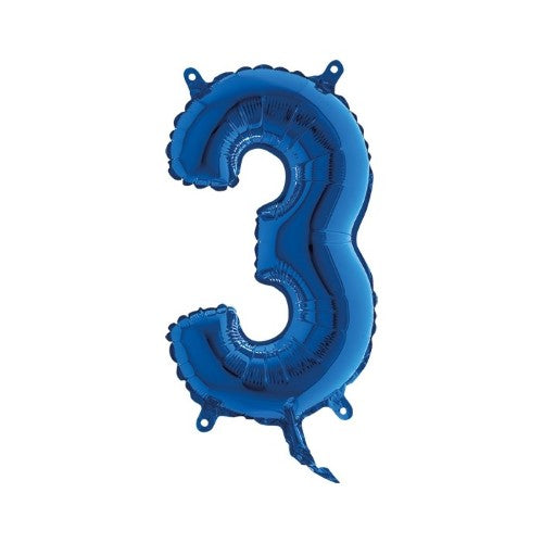 Foil balloon 14inch - 3 - Blue