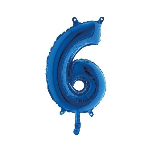 Foil balloon 14inch - 6 - Blue
