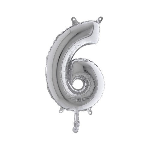 Foil balloon 14inch - 6 - Silver