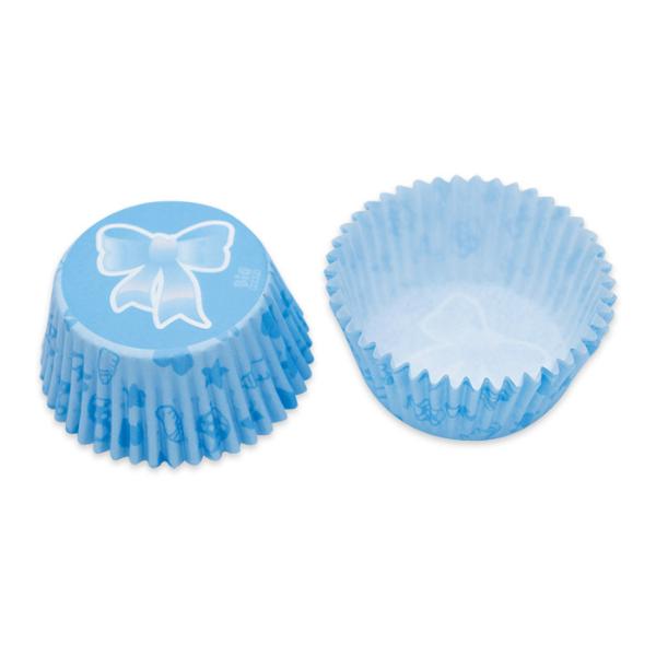 48 Cupcake Case Blue