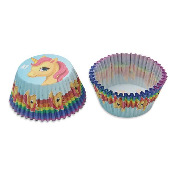 48 Cupcake holders Unicorns