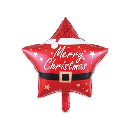 Balloon Foil Star  Christmas Style 