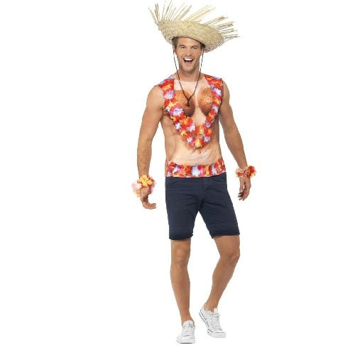 Hawaiian Vest Red - M