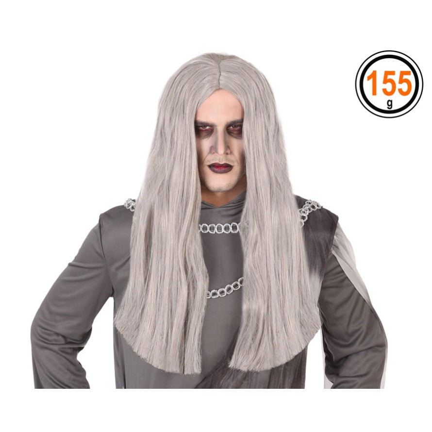 HALLOWEEN WIG 60 CM GREY