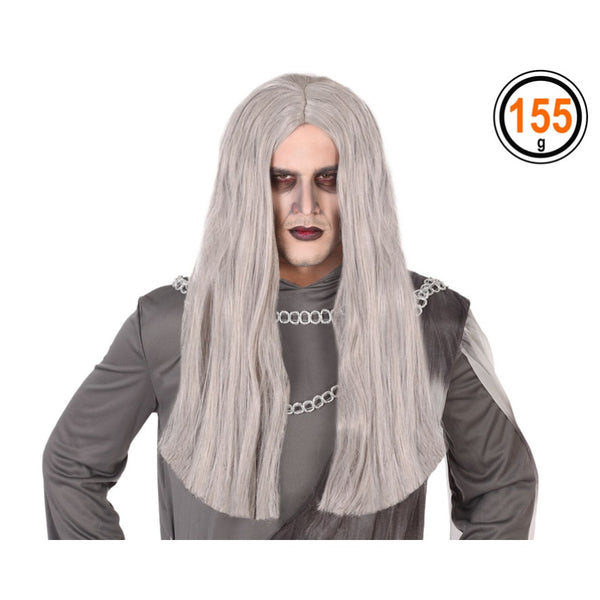 HALLOWEEN WIG 60 CM GREY