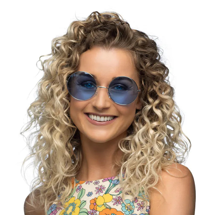 Party glasses Hippie XL blue