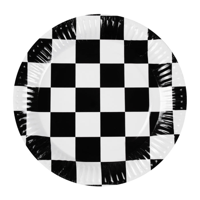 Set 10 paper Plates Racing