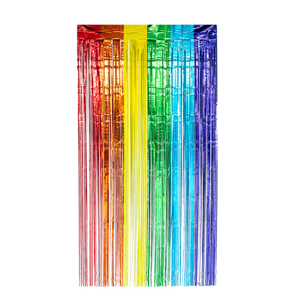 Foil curtain Metallic rainbow