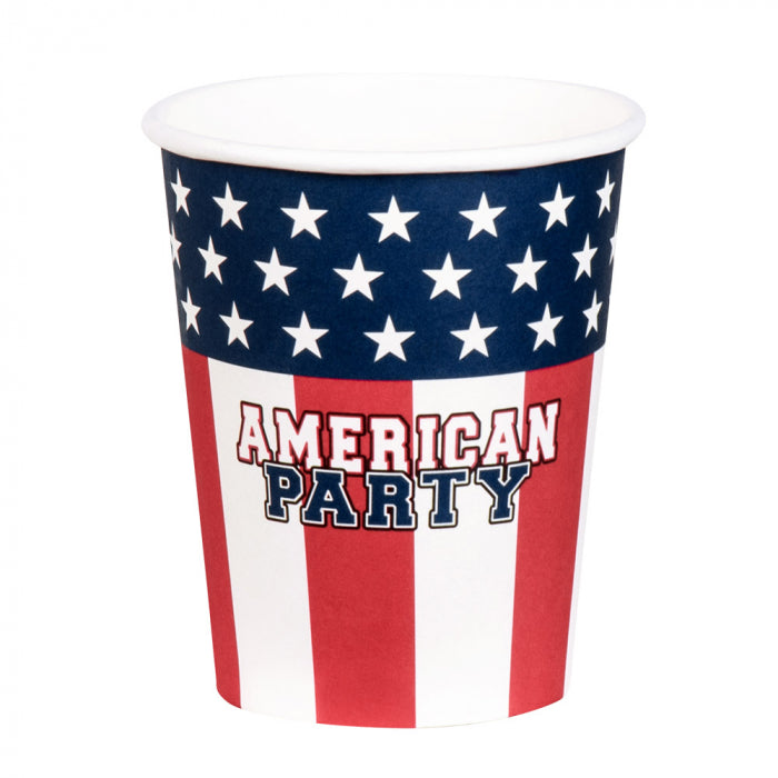 Paper cups 'AMERICAN PARTY'