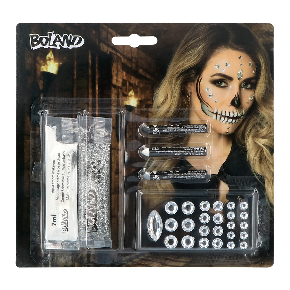 Make-up kit Diamond skull