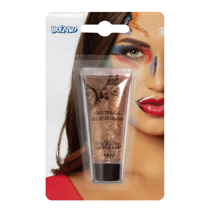 Tube glitter gel gold (14 ml)