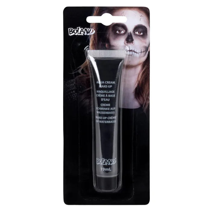 Tube aqua cream face paint black