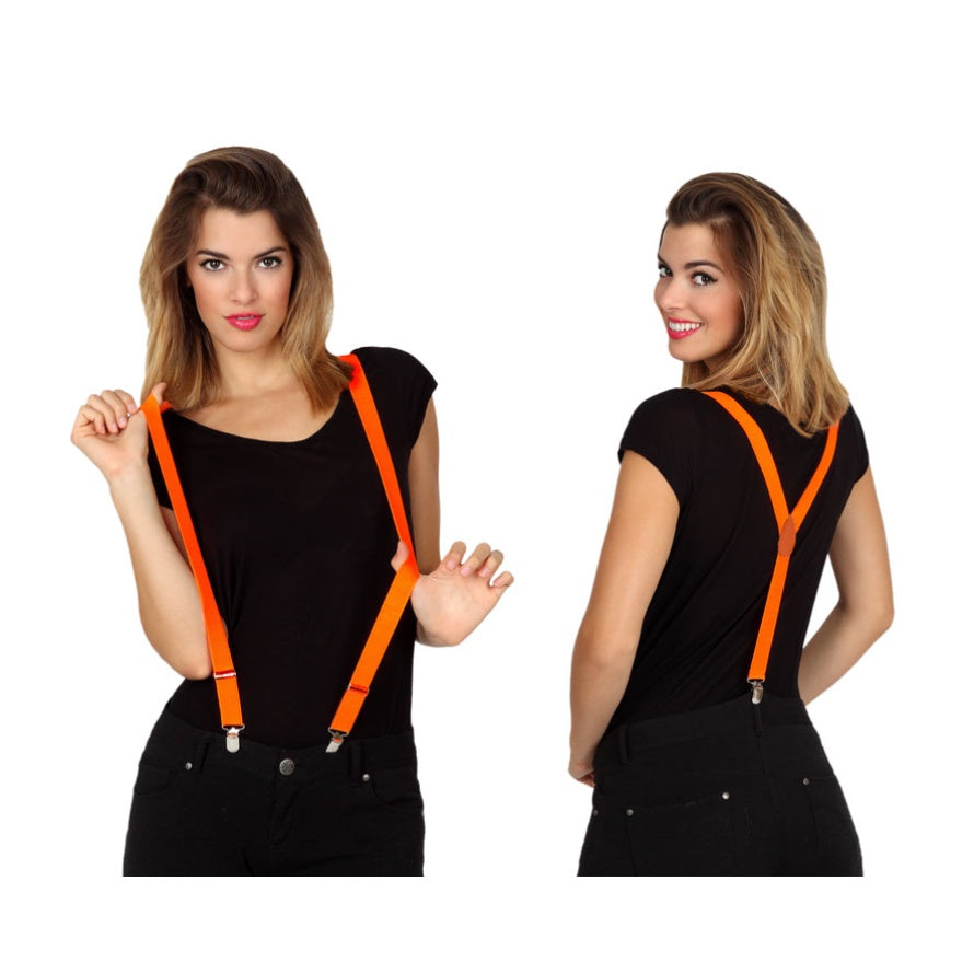 SUSPENDERS ORANGE