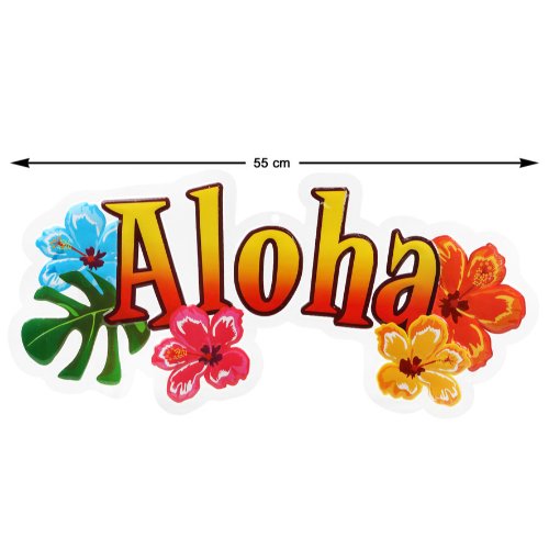 ALOHA SUMMER DECORATION 55CM