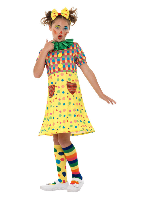Girls Clown Costume