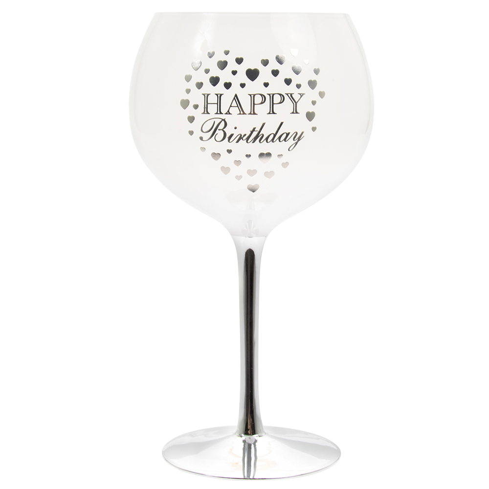 Gin glass Happy Birthday